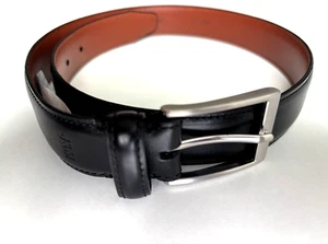 Johnston & Murphy Boy's Black Leather Dress Belt Sz 5 (20) 8 (24) 10 (26) - NEW - Picture 1 of 12