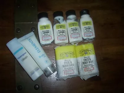 6 JR Watkins Travel Size Lotion Face Body Bar Aloe & Green Tea Soap +Neutrogena - Image 1 of 4