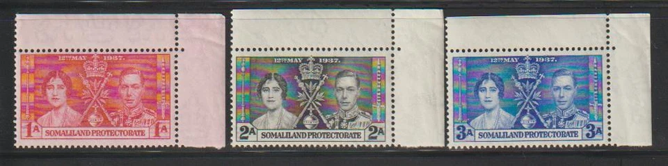 SOMALILAND STAMPS 1937 KGVI CORONATION CORNERS MNH - KGVIC-09 - Image 1 of 1