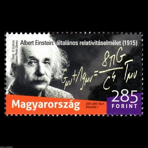 Hungary - "ALBERT EINSTEIN ~ THEORY OF RELATIVITY" MNH Stamp 2015 - Picture 1 of 2