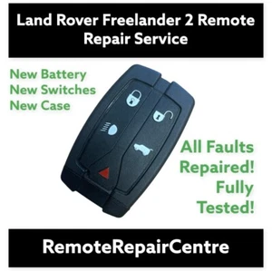 Land Rover Freelander 2 Key Fix Car Remote Fob Repair / Recase / New Battery - Picture 1 of 1