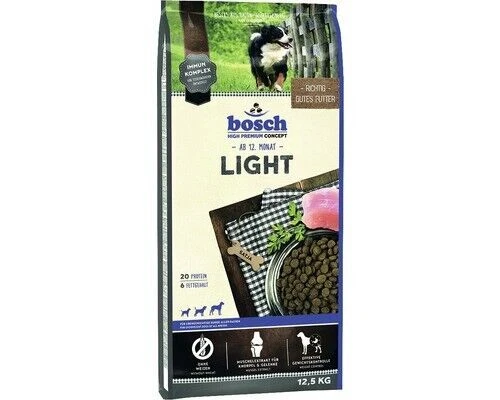 12.5 kg Bosch Light Diät Hundefutter Trockenfutter für übergewichtige Hunde - Bild 1 von 1