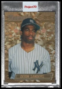 2021-22 Topps Project70 #44 Deion Sanders New York Yankees Don C 1990 Topps - Picture 1 of 2