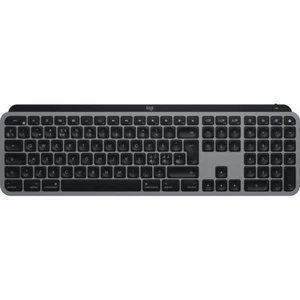 Logitech MX Keys für Mac Tastatur dunkelgrau Bluetooth intelligente Beleuchtung - Bild 1 von 4