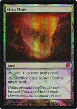 From the Vault: Exiled Strip Mine - Foil x1 Moderate Play, English Magic Mtg M:t