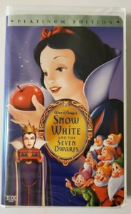 Snow White and the Seven Dwarfs- Platinum - VHS - Previously Owned GREAT COND. - Bild 1 von 3