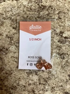 Sallie Tomato 1/2inch Magnetic Snaps - Rose Gold - Picture 1 of 1