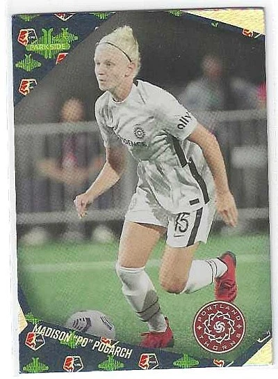 2022 PARKSIDE NWSL FOIL PARALLEL #38 MADISON "PO" POGARCH PORTLAND THORNS FC - Image 1 of 1