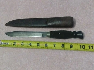 Vtg J.RODGERS & Sons 6 NORFALK ST ENGLAND Knife W/ Original Sheath 6" - Picture 1 of 12