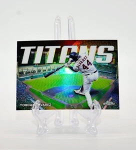 Yordan Alvarez Titans Insert #CT-9 2023 Topps Chrome Baseball - Picture 1 of 2