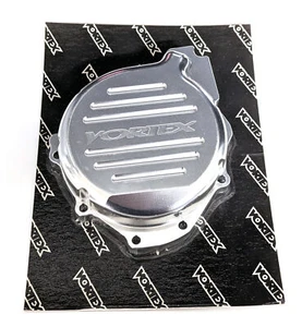 Silver Stator / Magneto Cover - Large Left Engine Case Cover Vortex CS504S - Picture 1 of 2