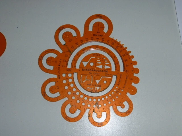 Zeichenschablone STANDARDGRAPH N° 1310 F für Abrundungen o - Bild 1 von 1