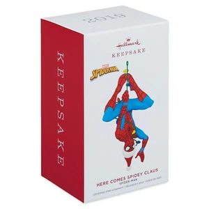 Hallmark Keepsake HERE COMES SPIDEY CLAUS 2019 Ornament Spider-Man **RAR** - Bild 1 von 3