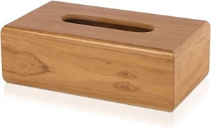 Caja de pañuelos Möve 40968-071, madera de teca, 24,5 x 14 x 8 cm - Imagen 1 de 1