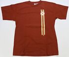 Rare T-shirt vintage converse Chuck Taylor All Stars Spell Out chaussures années 90 marron taille XL