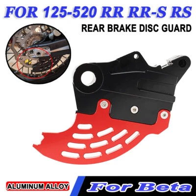 Black-Red For Beta 125 - 520 RR RR-S RS Xtrainer Rear Brake Disc Guard Protector - Image 1 of 4