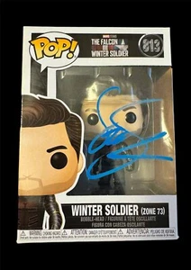 Sebastian Stan soldato d'inverno firmato Funko Pop #813 foto prova certificato di autenticità - Foto 1 di 15