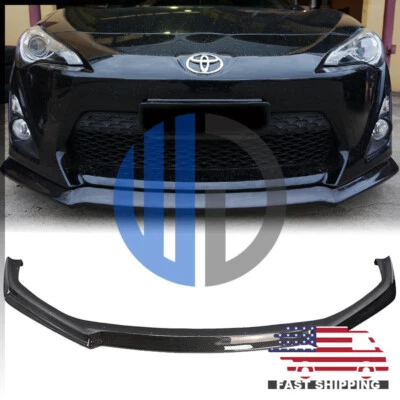 适用于 2013 2014 2015 2016 Scion FR-S ZN6 FT86 CS 风格碳纤维前唇 — 第 1/4 张图片