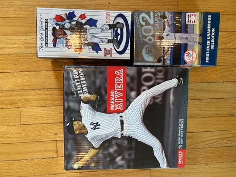 Mariano Rivera Captain America Bobblehead Yankees Marvel& career  SGA PLAQUE Cover