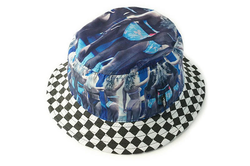 Vans Off The Wall Hank Foto Skate Surf BUCKET Hat BAKED BUNS SPRING BREAK S/M - Image 1 of 3