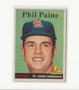 1958 Topps #442 Phil Paine RC
