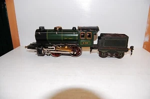 Old Märklin Gauge 0 Tin Steam Locomotive R 1050 + Tender R 1059 Clockwork Intact - Picture 1 of 10