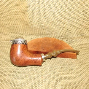 BUTZ-CHOQUIN Retro Large Smooth Smoking Pipe W/ Wind Cap # 5 ~ Sitter ~ As Found - Picture 1 of 19