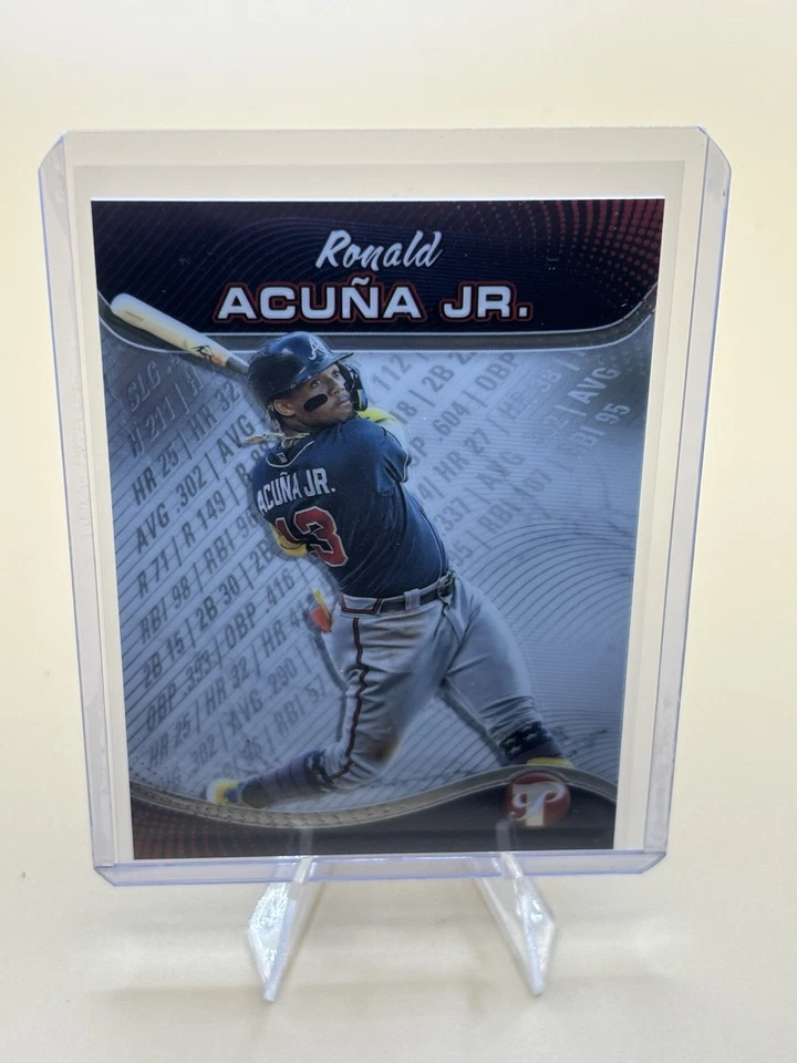 2024 Topps Pristine #PP-17 Ronald Acuna Jr Pristine Production Atlanta Braves - Image 1 of 2