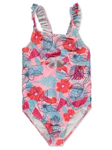 Nautica Girls' 1-Piece Swimsuit Color: pink Size: 16 - Picture 1 of 1