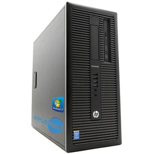 HP 800 G1 I3 4130 3.40GHZ 16GB 240GB 1TB HDD Win 7 PC Festnetz Tower Generalüberholt - Bild 1 von 4