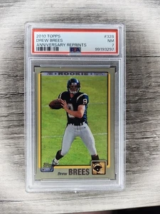 2010 TOPPS ANNIVERSARY REPRINTS DREW BREES #328 PSA 7 NM - Picture 1 of 2