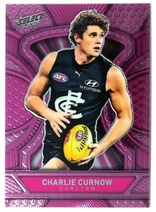 2025 Select AFL Footy Stars Pink Dragon Scales #LDP13 Charlie Curnow Carlton - Picture 1 of 3