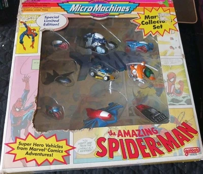 Micro Machines The Amazing Spiderman Marvel Collector's Set Galoob 1993 Foto 1 de 4
