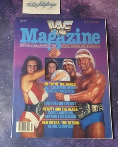 WWF Official Magazine Hulk Hogan Sgt Slaughter Wendi Richter Oct Nov 1984 *READ* - Picture 1 of 14