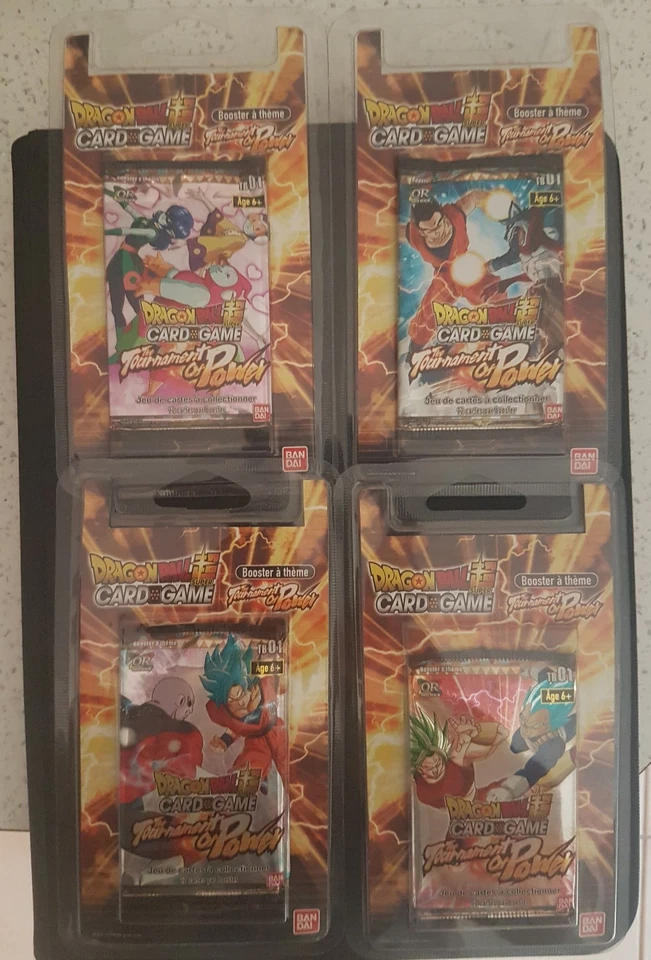 Artset Dragon Ball Super Card Game x4 Booster Blister Tournament of Power TB01 - Photo 1/1