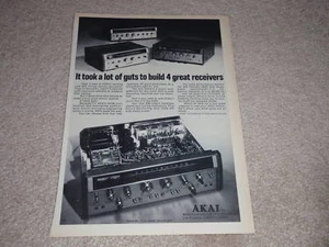 Akai 930,910d,940 Receiver Ad, 1973, Article, Inside of Receiver - Reprint - Picture 1 of 1