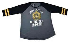 Harry Potter Juniors Hufflepuff Quidditch Hogwarts Shirt New 3XL - Picture 1 of 1