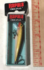 Rapala ORIGINAL F-7 GOLD BLACK Floating Fish Plug 2-3/4” Balsa Lure 1/8oz NEW