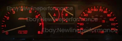 Red LED Cluster Bulb KIT for Honda Civic EF / Wagon / CRX CR-X 1988-1989 - Image 1 of 2