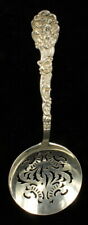 Antique Nouveau Gorham VERSAILLES Sterling Chipped Ice Pierced Serving Spoon