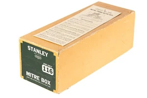 Original Box & Instructions For A Stanley No. 116 Mitre Box - Picture 1 of 4