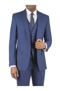 Ben Sherman Tailored Fit Suit Jacket Blue 44R RRP £200 TD8 GG 04 - Picture 1 of 6