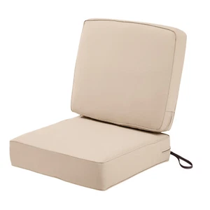 Classic Accessories Montlake FadeSafe Water Resistant Patio Cushion Set by Class - Picture 1 of 1