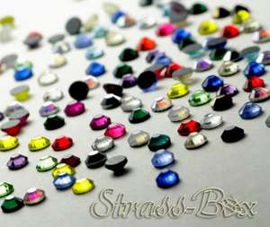 Hotfix Basic FARBMIX SS20 Bunt Stückzahl wählbar Profi Qualität Aufbügeln Glas - Picture 1 of 18