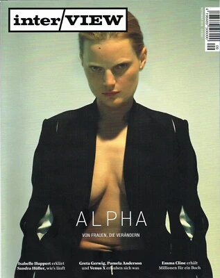 German interVIEW 9/2016 GUINEVERE VAN SEENUS Pamela Anderson & Bernhard Willhelm - Image 1 of 4