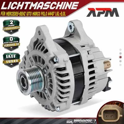 Alternator Generator 185A For Mercedes-Benz Vito Marco Polo W447 1.6L-2.0L - Image 1 of 4