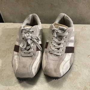 Perry Ellis America Men's Casual Shoes Sneakers White Brown Size 10 1/2 - Picture 1 of 12