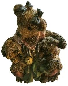 Mamma Bear With Babies Figurine.  Rustic.  Resin.   - Picture 1 of 6