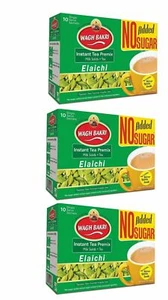 Pack Of 3 Wagh Bakri Tea Elaichi Instant Tea Premix 140 gm - Picture 1 of 3