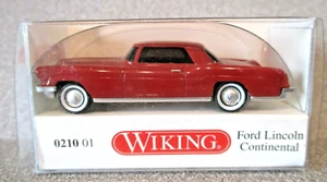 Wiking 1:87 021001 FORD LINCOLN CONTINENTAL ... Dark Red .mint boxed - Picture 1 of 1